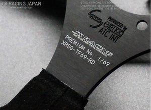 J'S RACING XR STEERING TYPE-F 69 LIMITED YELLOW SUEDE FOR  XRSG-TF69-YESD