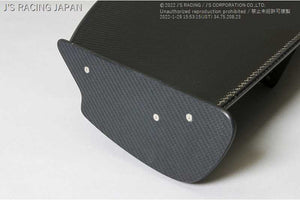 J'S RACING 3D GT-WING TYPE1 DRY CARBON 1600 FOR HONDA CIVIC FD2 K20A DGW1-D2-D