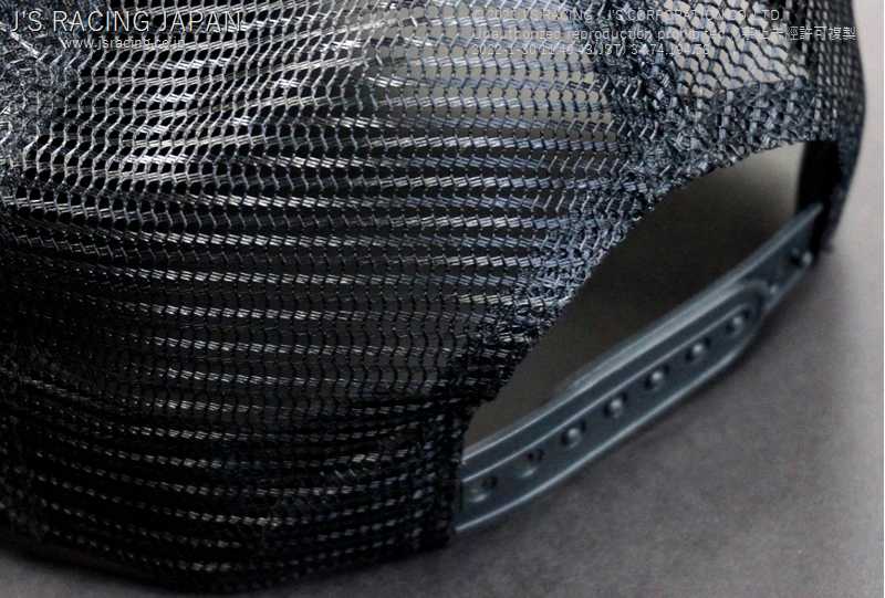 J'S RACING J'S MODE WAZA 69 GOLD MESH CAP BLACK YELLOW WAZA69-GDM-BY