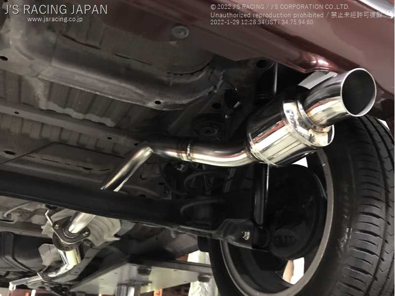 J'S RACING R304 SUS EXHAUST SYSTEM 50RS FOR HONDA N-ONE JG1 TURBO R304-NO1T-50RS
