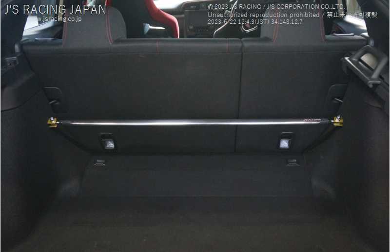 J'S RACING REAR ALUMINUM STRUT TOWER BAR FOR HONDA CIVIC FL5 TB-L5-R