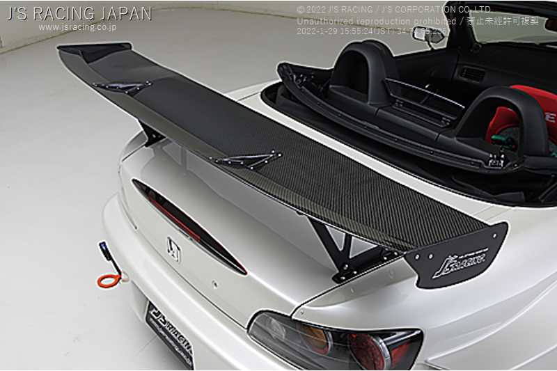 J'S RACING GT-WING WET CARBON FOR TYPE-GT ONLY FOR HONDA S2000 AP1 2 F20C F22C GTDGW2-S1-W