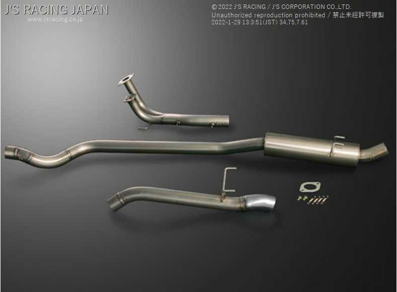J'S RACING SUS EXHAUST PLUS 70RR FOR HONDA INTEGRA DC5 K20A T304-T5-70RR