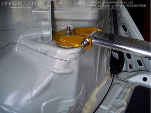 J'S RACING REAR ALUMINUM STRUT TOWER BAR FOR HONDA CIVIC FD2 K20A TB-D2-R