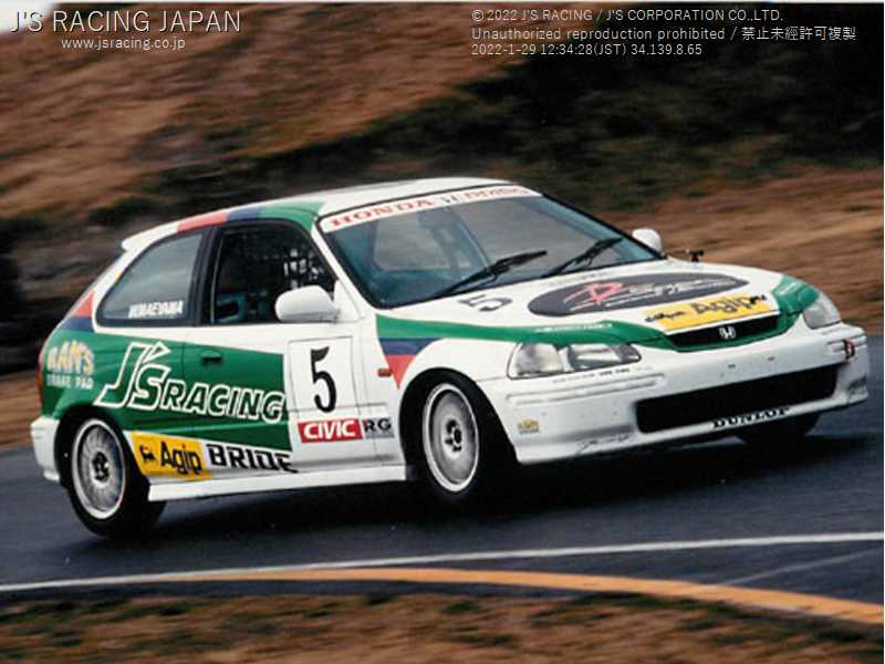 J'S RACING R304 SUS EXHAUST 60RR FOR HONDA CIVIC EK4 B16A R304-H4-60RR