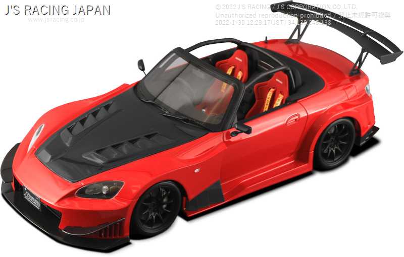 J'S RACING ONE MODEL TYPE-GT 1 18 RESIN MODEL NEW FORMULA RED OMD18-S1-R510