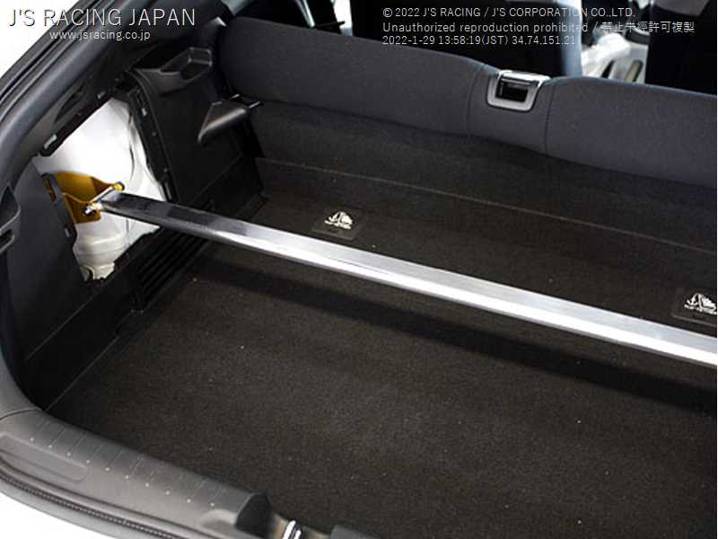 J'S RACING REAR ALUMINUM STRUT TOWER BAR FOR HONDA CR-Z ZF1 LEA-MF6 TB-Z1-R