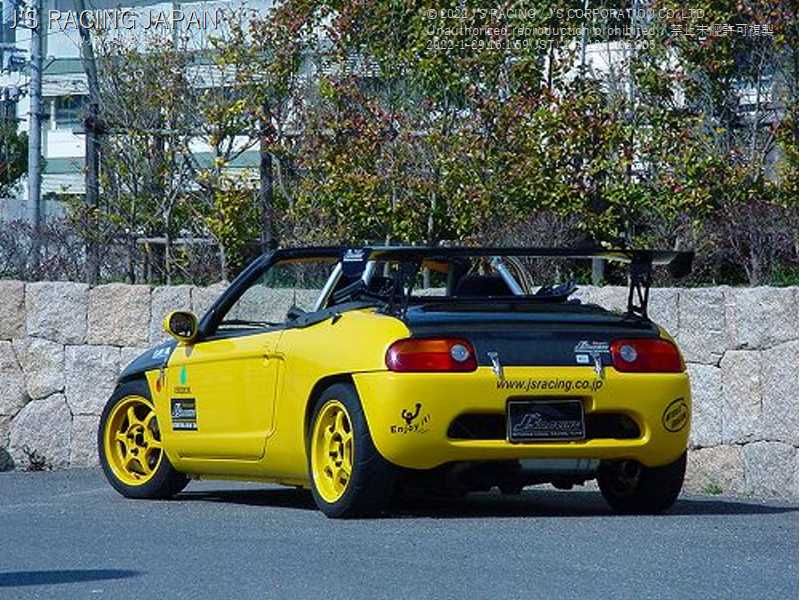 J'S RACING 3D GT-WING WET CARBON FOR HONDA BEAT PP1 E07A DGW1-B1