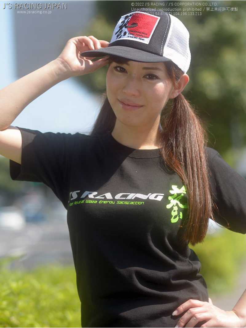 J'S RACING J'S MODE WAZA MESH CAP MCP-WAZA-BW