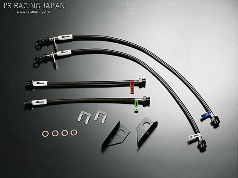 J'S RACING BRAKE LINE SYSTEM SUS (REAR DRUM) FOR HONDA FIT GE BLS-F3-SU
