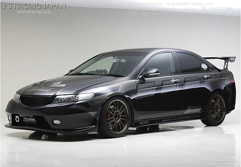 J'S RACING FRONT BUMPER TYPE-S FRP FOR HONDA ACCORD CL7 K20A JSF-E2-F