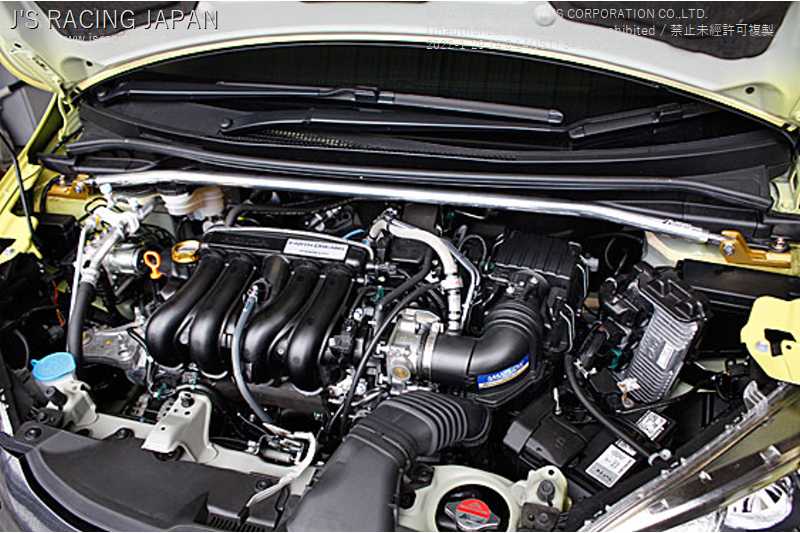 J'S RACING FRONT TOWER BAR FOR HONDA FIT GK5 TB-F5-F