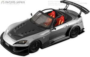 J'S RACING ONE MODEL TYPE-GT 1 18 RESIN MODEL SILVERSTONE METALLIC OMD18-S1-NH630M