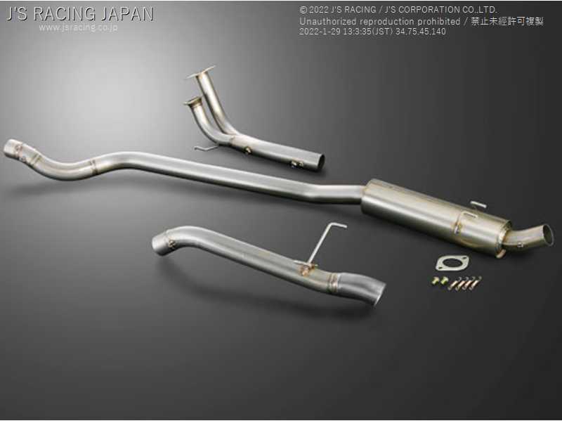 J'S RACING SUS EXHAUST PLUS 70RR FOR HONDA CIVIC EP3 K20A T304-P3-70RR