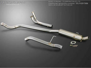 J'S RACING SUS EXHAUST PLUS 70RR FOR HONDA CIVIC EP3 K20A T304-P3-70RR