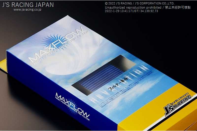 J'S RACING MAXFLOW AIR FILTER FOR HONDA FIT GD1 3 L13A L15A MAF-F1-AF100