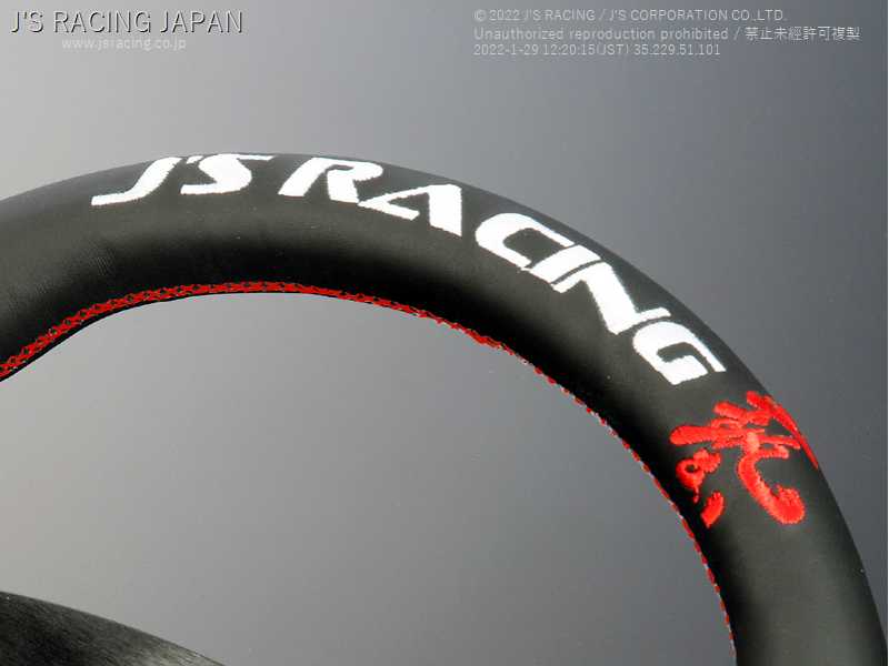 J'S RACING XR STEERING TYPE-F LEATHER JAPAN LIMITED XRSG-TF-JPL
