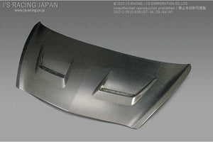 J'S RACING AERO BONNET TYPE-V FULL CARBON FOR HONDA FIT GD1 3 L13A L15A ABV-F1-CC