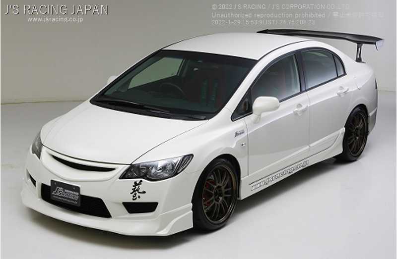 J'S RACING 3D GT-WING TYPE1 DRY CARBON 1600 FOR HONDA CIVIC FD2 K20A DGW1-D2-D