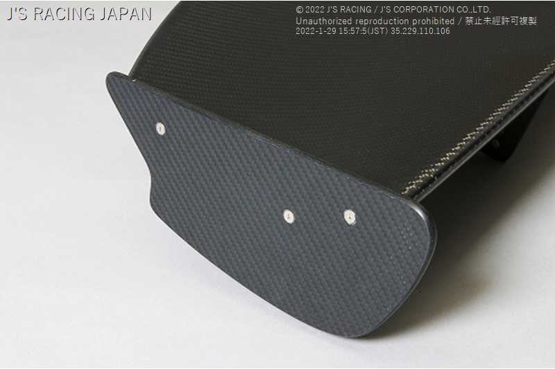 J'S RACING 3D GT-WING TYPE1 WET CARBON 1600 FOR HONDA CIVIC FK8 DGW1-K8-W