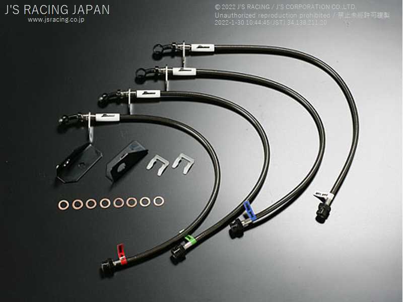J'S RACING BRAKE LINE SYSTEM ST FOR HONDA CR-Z ZF1 LEA-MF6 BLS-Z1-ST