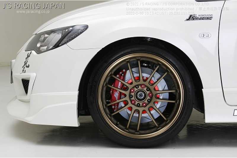 J'S RACING 6-POT CALIPER KIT FOR HONDA CIVIC FD2 K20A B6P-D2