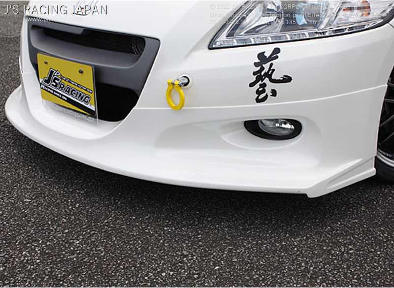 J'S RACING FRONT WING SPOILER TYPE-S FOR HONDA CR-Z ZF1 LEA-MF6 AH-Z1-F