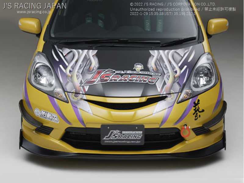 J'S RACING FRONT SPORTS GRILL TYPE S FOR HONDA FIT FIT GE8 9 L15A AG-F3M