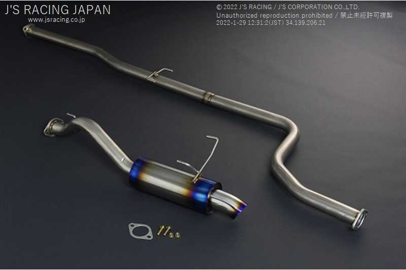 J'S RACING R304 SUS EXHAUST 60RR FOR HONDA INTEGRA DB8 B18C R304-T2F-60RR