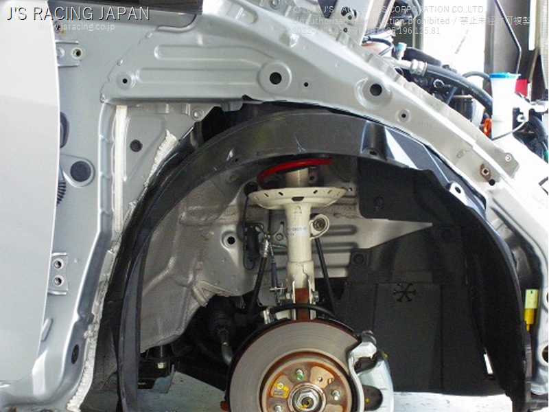 J'S RACING SIDE INNER BRACE FOR HONDA FIT GE SIB-F3