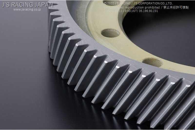 J'S RACING WPC + PIP-SN 4.4 FINAL GEAR SET FOR HONDA CIVIC EP3 K20A FGW-P3-44