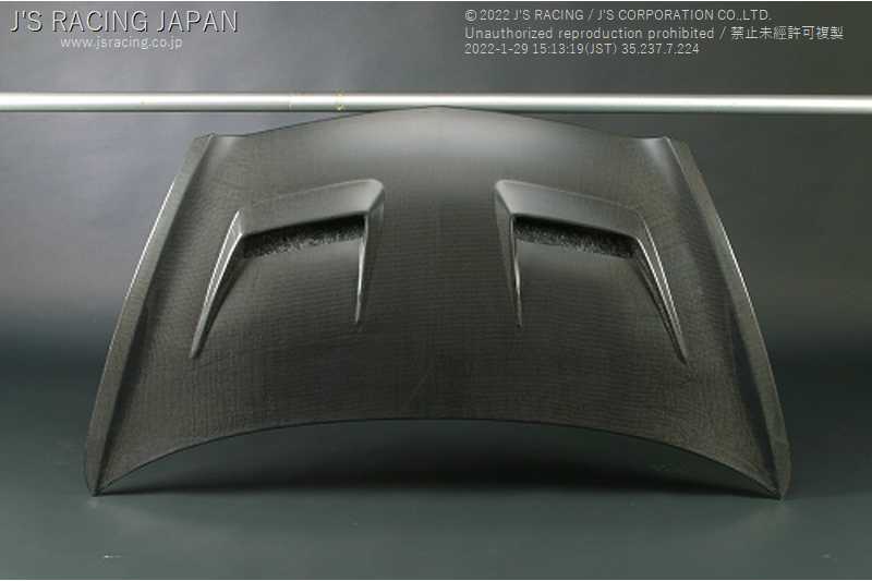 J'S RACING AERO BONNET TYPE-V FRP FOR HONDA FIT GD1 3 L13A L15A ABV-F1-F