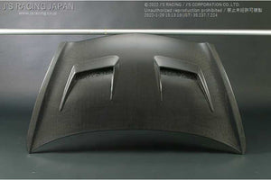 J'S RACING AERO BONNET TYPE-V FRP FOR HONDA FIT GD1 3 L13A L15A ABV-F1-F