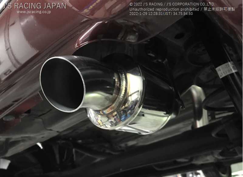 J'S RACING R304 SUS EXHAUST SYSTEM 50RS FOR HONDA N-ONE JG1 TURBO R304-NO1T-50RS