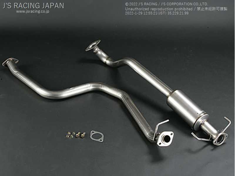 J'S RACING FX-PRO FULL TITANIUM MUFFLER CENTER PIPE 60C FOR HONDA STREAM RN6-9 R18A R20A FTM-SM2-60C