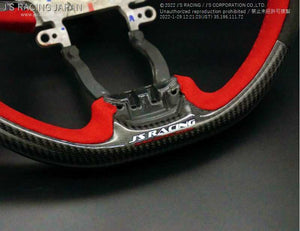 J'S RACING SPORTS STEERING CARBON ALCANTARA FOR HONDA CIVIC FK8 SSG-K8-CAL