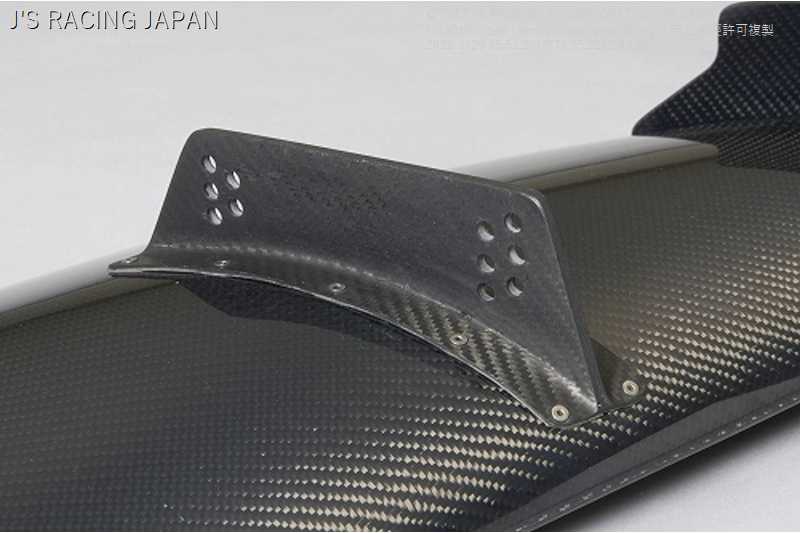 J'S RACING 3D GT-WING TYPE1 DRY CARBON 1600 FOR HONDA CIVIC FD2 K20A DGW1-D2-DJ