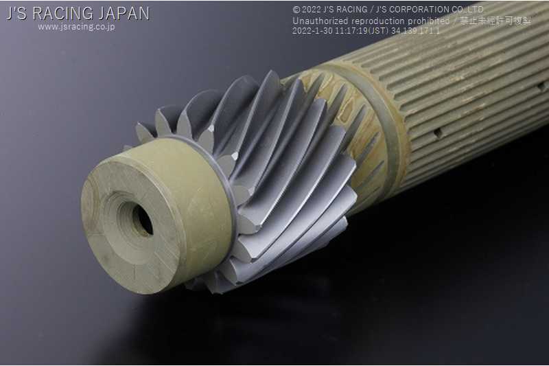 J'S RACING WPC + PIP-SN 5.1 FINAL GEAR SET FOR HONDA CIVIC EP3 K20A FGW-P3-51