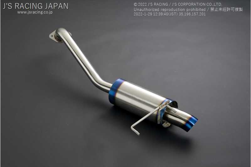 J'S RACING R304 SUS EXHAUST 50R FOR HONDA INSIGHT ZE2 LDA-MF6 R304-IS2-50R