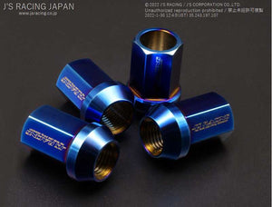 J'S RACING TITANIUM PENETRATION NUT 19HEX 5 HOLE PACK TNW-02-5H