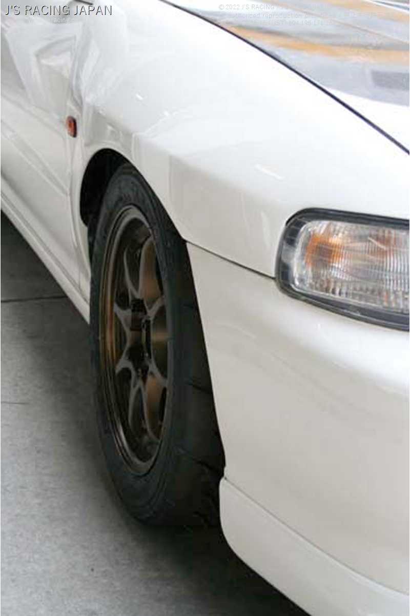 J'S RACING FRONT WIDE FENDER FOR HONDA INTEGRA DC2 B18C JSWF-T2
