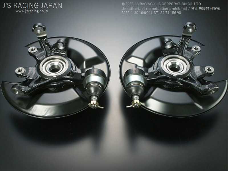 J'S RACING REAR ROLL CENTER ADJ 20MM KNUCKLE ASSEMBLY LEFT FOR HONDA S2000 AP1 F20C RCJ2A-S1-20L