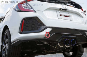 J'S RACING SUS EXHAUST PLUS LEGAL DUAL 60RS FOR HONDA CIVIC FK7 T304W-K7L-60RS