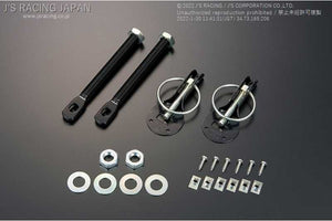 J'S RACING BONNET PIN BLACK BNP-BK