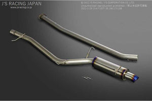 J'S RACING SUS EXHAUST PLUS SINGLE 70RR FOR HONDA ACCORD CL7 K20A T304-E2-70RR