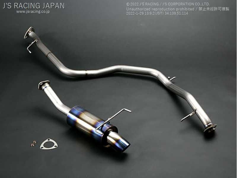 J'S RACING SUS EXHAUST PLUS 50RR FOR HONDA CR-Z ZF1 LEA-MF6 T304-Z1-50RR