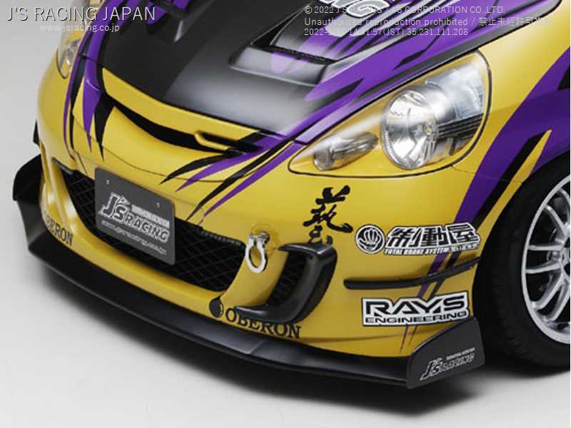 J'S RACING AIR INTAKE DUCT FRP FOR HONDA FIT GD AID-F1-F