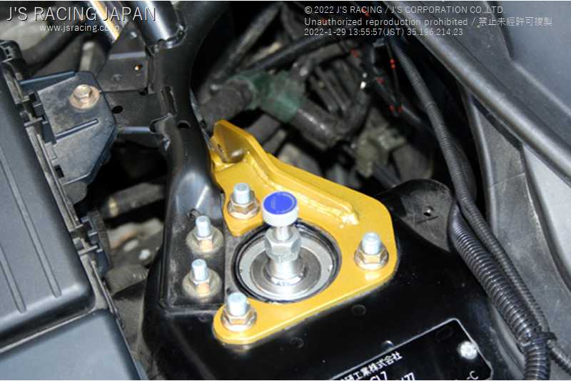 J'S RACING 3D FRONT ALUMINUM STRUT TOWER BAR FOR HONDA ACCORD CL7 K20A TB-E2-F