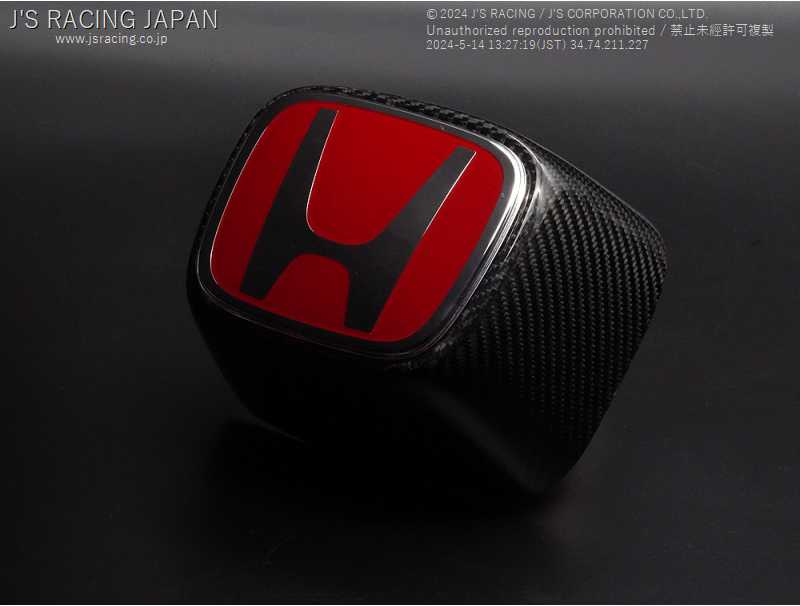 J'S RACING EMBLEM PEDESTAL CARBON FOR HONDA CIVIC FC1 AG-FC1-EMC