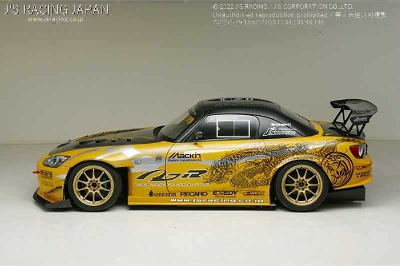 J'S RACING 3D GT-WING TYPE1 DRY CARBON FOR HONDA S2000 AP1 2 F20C F22C DGW1-S1-D